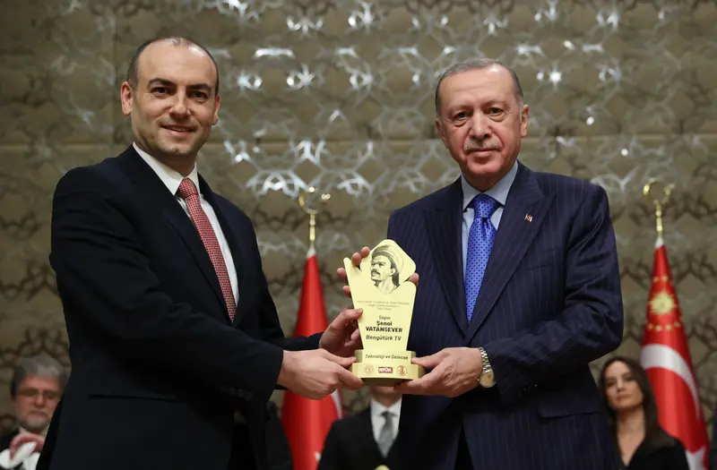 Photo de la cérémonie de remise de prix de Technologie et Avenir — RTÜK