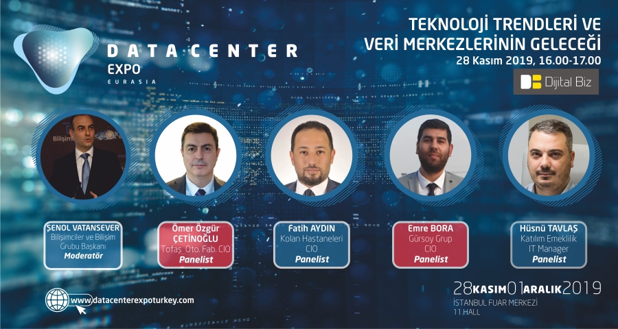 Data Center Expo Eurasia Fuarı’nda “Teknoloji Trendleri ve Veri Merkezlerinin Geleceği” Konuşulacak Data Center Expo Eurasia Fuarı’nda “Teknoloji Trendleri ve Veri Merkezlerinin Geleceği” Konuşulacak