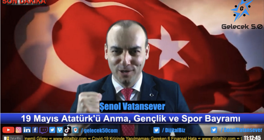 Şenol Vatansever’den 19 Mayıs Mesajı Şenol Vatansever’den 19 Mayıs Mesajı